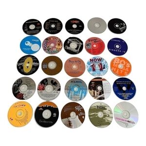 Lot of 25 Music CDs Soundtracks Compilations Rock Pop Broadway Vintage